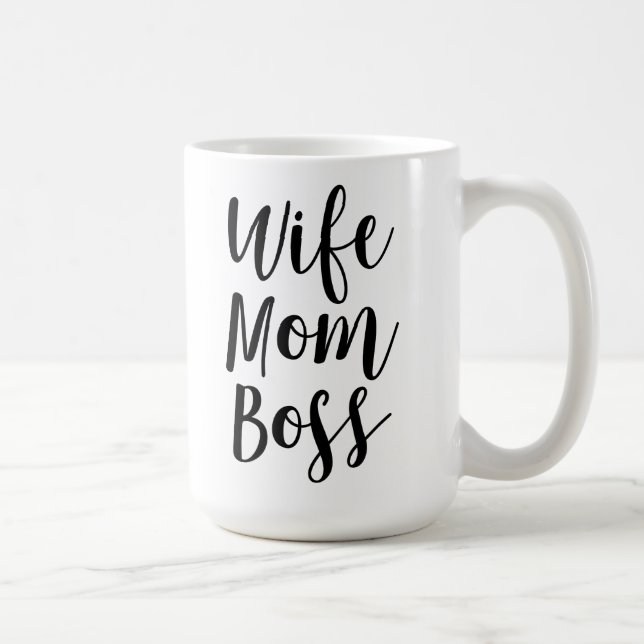 Taza De Café Mamá Boss de la esposa (Derecha)