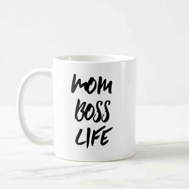 Taza De Café Mamá Boss Life Mug (Izquierda)