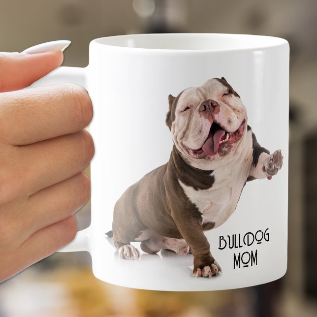 Taza De Café Mamá bulldog (Subido por el creador)