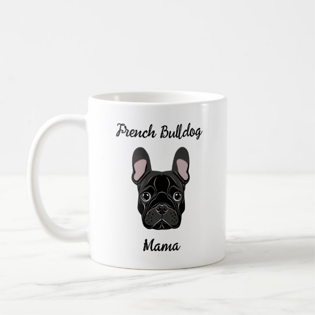 Taza De Café Mamá Bulldog francesa (Izquierda)