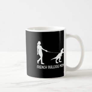 Taza De Café Mamá bulldog Frenchie Mama Dog Dinosaur