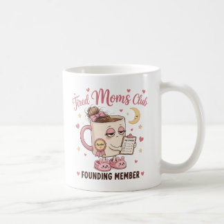 Taza De Café Mamá Cansada Cargando Por Favor Insertar Café Dive