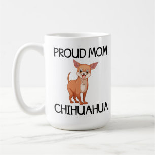 Taza De Café Mamá Chihuahua Cachorro Perro Cachorros Cachorro C