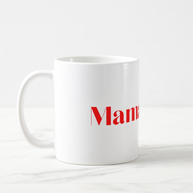 Taza De Café Mama Claus Holiday Mug (Izquierda)