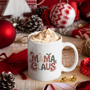 Taza De Café Mama Claus Navidad