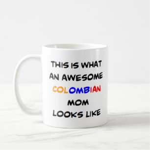 Taza De Café mamá colombiana, genial Mug