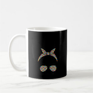 Taza De Café Mamá Concienciación Sobre El Autismo De La Vida De