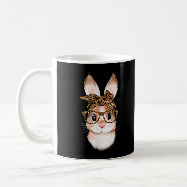 Taza De Café Mamá conejita de Pascua, Año del Leopardo de Pascu (Izquierda)