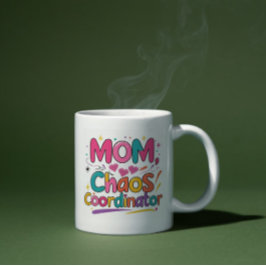 Taza De Café Mamá coordinadora del caos - Divertida mamá Giftfu