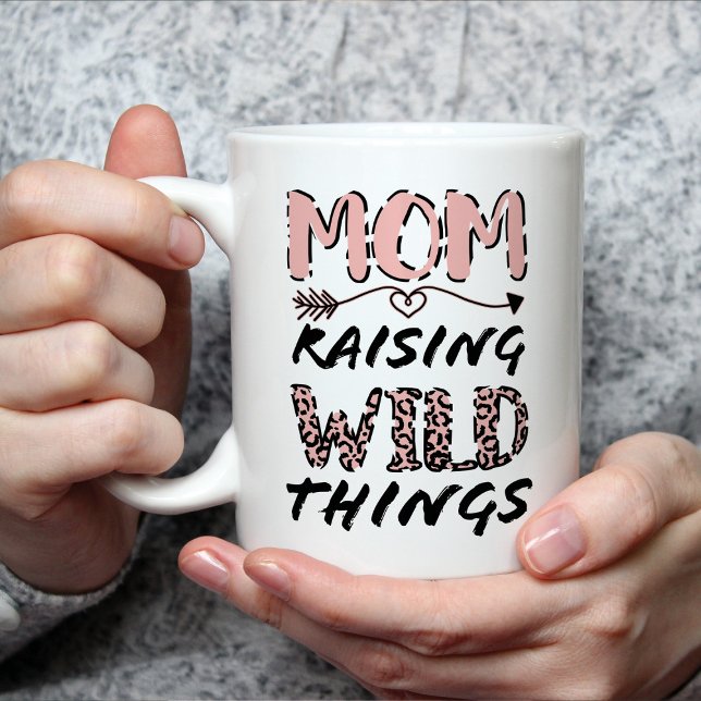 Taza De Café Mamá criando cosas salvajes citan graciosa imagen  (Subido por el creador)