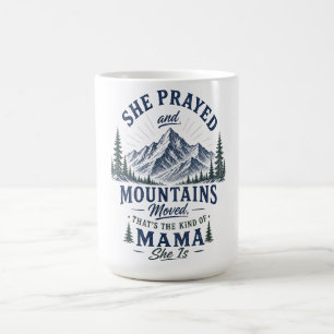 Taza De Café Mamá Cristiana Rezaba y los Montes se Movían