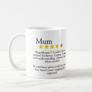 Taza De Café Mamá, crítica de 5 estrellas, divertida,