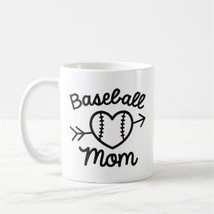 Taza De Café Mamá de béisbol
