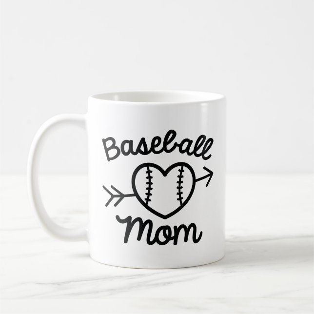 Taza De Café Mamá de béisbol (Izquierda)