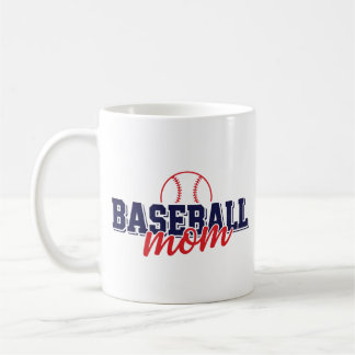 Taza De Café Mamá de béisbol moderna día de juego personalizado