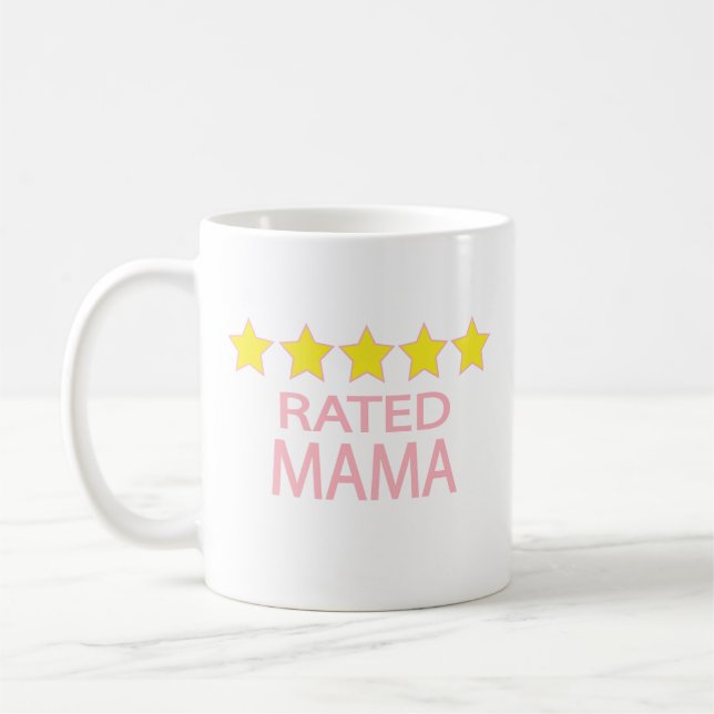 Taza De Café Mamá de cinco estrellas (Izquierda)