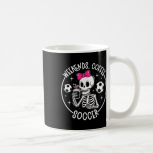 Taza De Café Mamá de fin de semana, café, fútbol, mamá de un ju