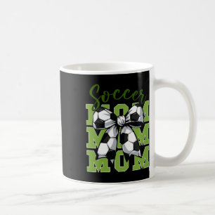Taza De Café Mamá de Fútbol Coquette Lazo Lindo Hermana Niña Pe