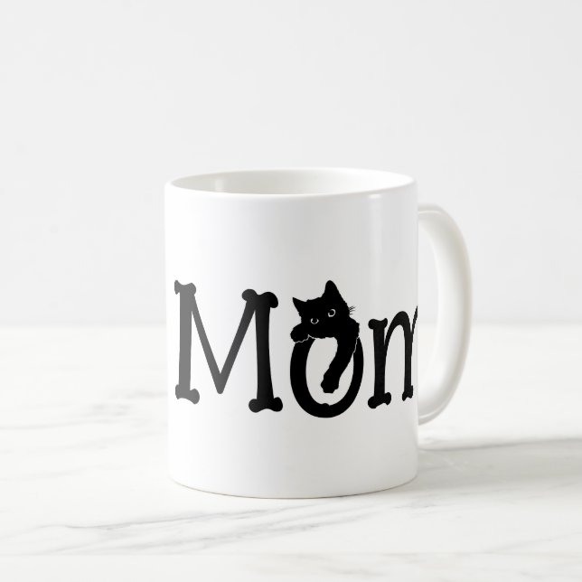 Taza De Café Mamá de gato (Anverso derecho)