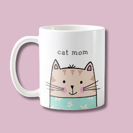 Taza De Café Mamá de gato