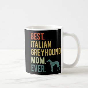 Taza De Café Mamá de Greyhound italiana ama el Día de la Madre