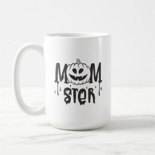 Taza De Café Mamá de Halloween mamá es divertida