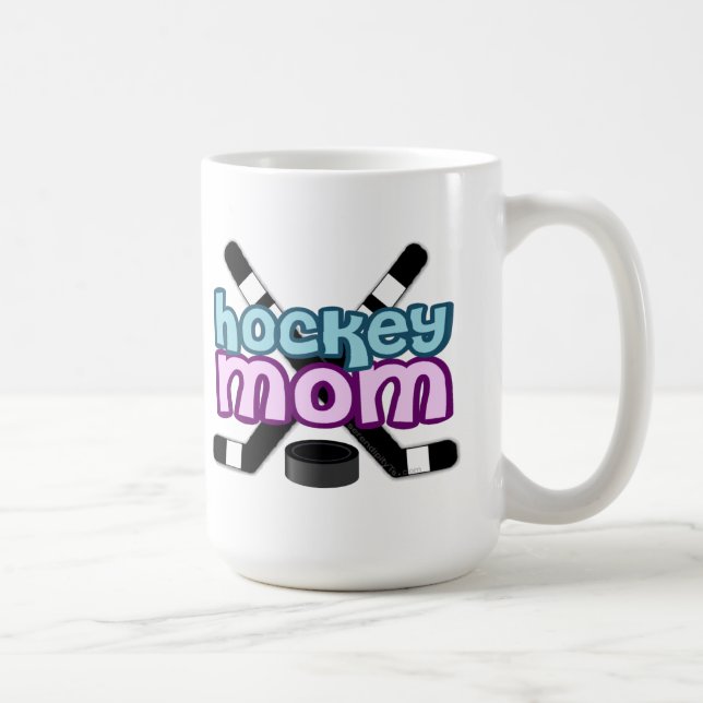 Taza De Café Mamá de hockey (Derecha)