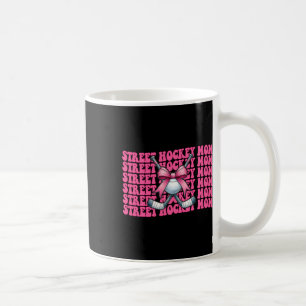 Taza De Café Mamá de Hockey Callejero Día de la Madre Rosa Coqu