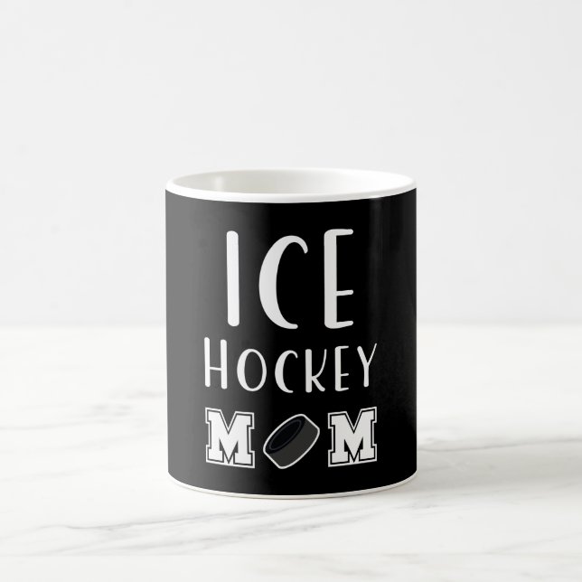 Taza De Café Mamá de hockey sobre hielo (Centro)