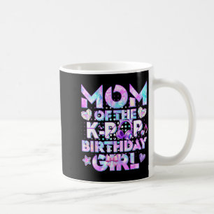 Taza De Café Mamá de la cumpleañera de k-pop mami madre