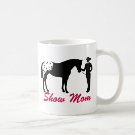 Taza De Café Mamá de la demostración del caballo del Appaloosa