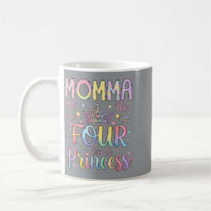 Taza De Café Mamá de la Princesa de Cuatro Cumpleaños 4