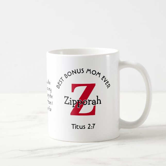 TAZA DE CAFÉ MAMÁ DE MEJOR BONO PERSONALIZADA (Derecha)