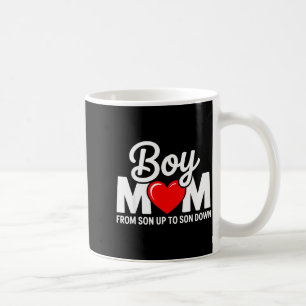 Taza De Café Mamá de niño de hijo hasta que se pone el sol día