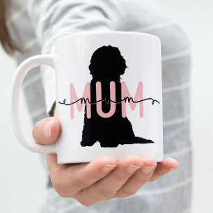 Taza De Café Mamá de perro personalizado, amante de los perros