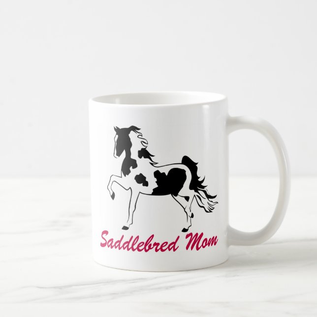 Taza De Café Mamá de Saddlebred del Pinto (Derecha)