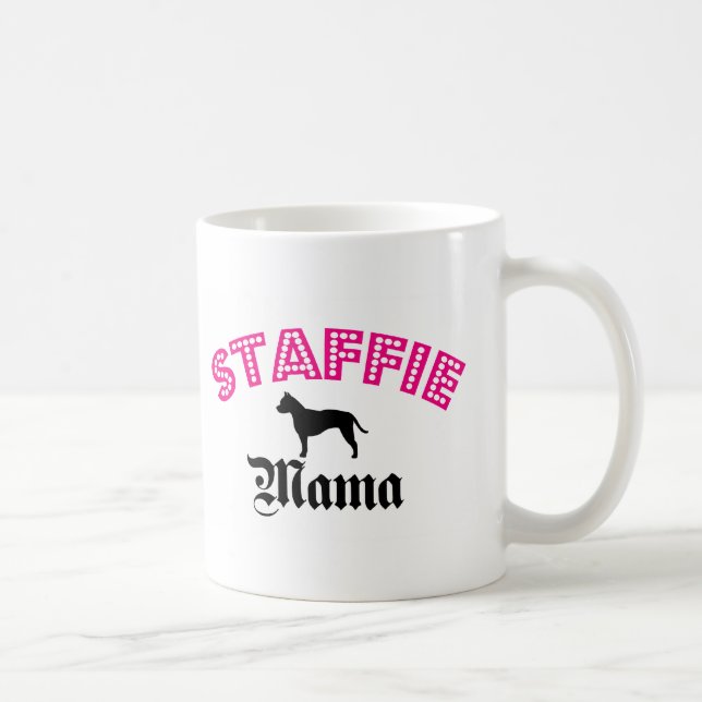 Taza De Café Mamá de Staffie (Derecha)