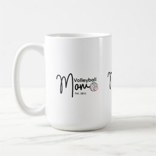 Taza De Café Mamá de voleibol Est.