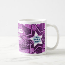 Taza De Café Mamá del año las estrellas de la foto mug púrpura