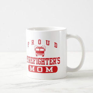 Taza De Café Mamá del bombero
