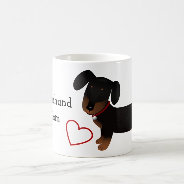 Taza De Café Mamá del Dachshund (Centro)