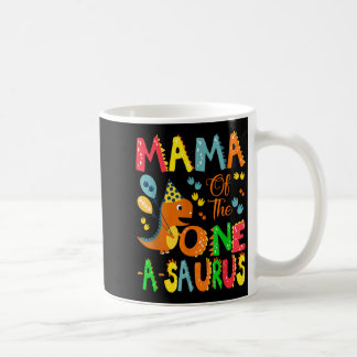 Taza De Café Mamá del Dinosaurio del Niño del Primer Cumpleaños