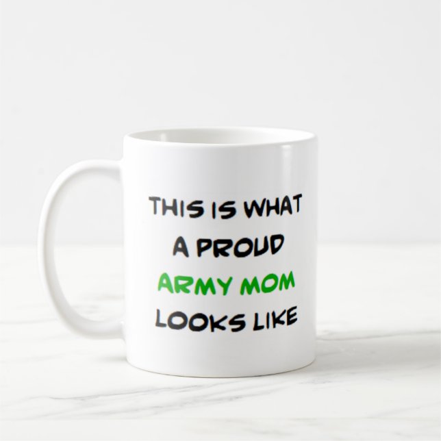 Taza De Café mamá del ejército (Izquierda)