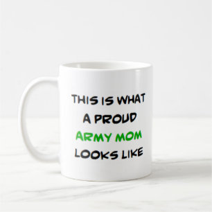 Taza De Café mamá del ejército orgulloso
