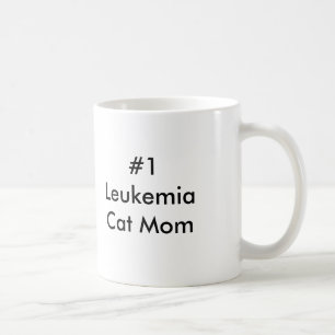 Taza De Café Mamá del gato de la leucemia #1