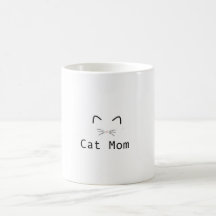 Mamá del gato: mugre blanca y negra