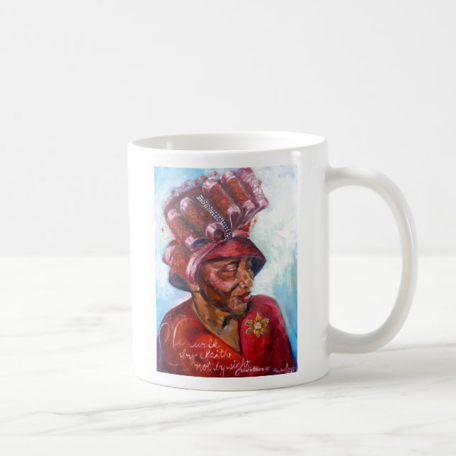 Taza De Café Mamá del gorra de la iglesia (Derecha)