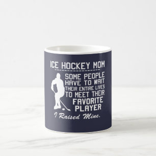 TAZA DE CAFÉ MAMÁ DEL HOCKEY SOBRE HIELO