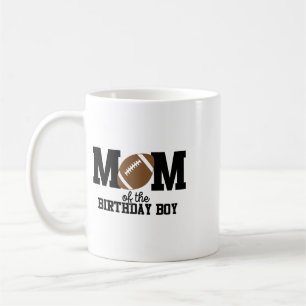 Taza De Café Mamá Del Niño Cumpleañero Amante Del Fútbol Primer