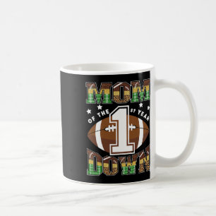 Taza De Café Mamá del niño de 1 año de fútbol primer cumpleaños